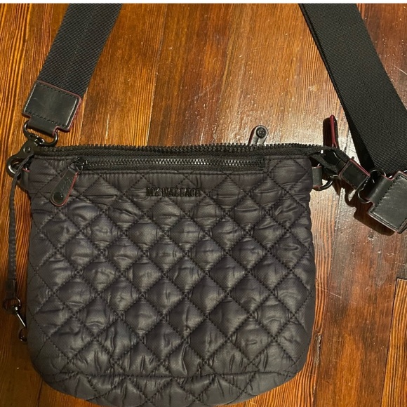 MZ WALLACE METRO SCOUT Black Quilted Crossbody Bag - Picture 4 of 5